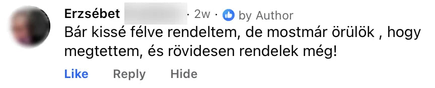 Valódi Nilvaris vásárlói visszajelzés