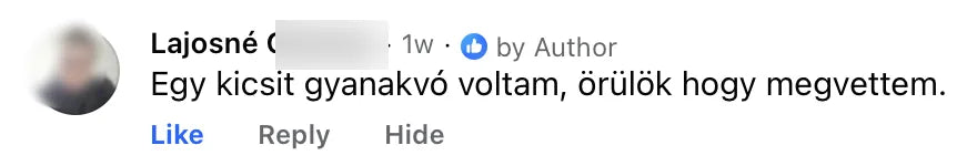 Valódi Nilvaris vásárlói visszajelzés