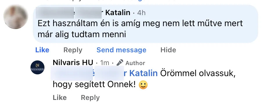 Valódi Nilvaris vásárlói visszajelzés