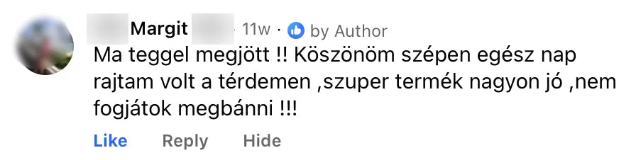 Valódi Nilvaris vásárlói visszajelzés