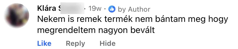 Valódi Nilvaris vásárlói visszajelzés